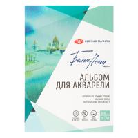 Белые Ночи Альбом-склейка для акварели, А3, плотность 300 г/м2, 10 листов, 100% хлопок, крупное зерн