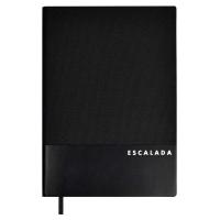 Ежедневник недатированный  ESCALADA, А5, 160 л., арт. / 15 ПИКЕ ЧЁРНЫЙ (кожзам:  146х211 мм, мягкий
