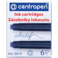 Картриджи чернильные Centropen фиолетовые, 6шт., картонная коробка