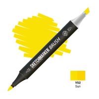 Маркер SKETCHMARKER Brush двухсторонний на спирт.основе Солнце
