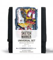 Набор маркеров SKETCHMARKER Universal 12шт + сумка органайзер