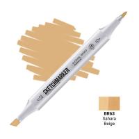SKETCHMARKER (2 пера: долото и тонкое, 389 оттенков)(Цвет маркера: Sahara Beige (Сахара))