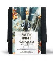 Набор маркеров SKETCHMARKER Complex 12шт + сумка органайзер