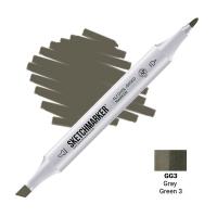 SKETCHMARKER (2 ����:������ � ������,),���� �������:Gray Green 3 (���� ������ 3), �������: SM-GG03
