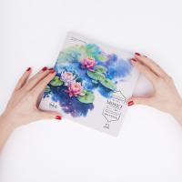 Склейка для акварели Малевичъ Monet, 100% хлопок, 300 г/м, Fin, 20х20 см, 20л