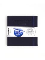 Скетчбук Малевичъ для графики и маркеров Bristol Touch, индиго, 180 г/м, 14х14 см, 40л