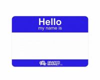  Hello My Name Is  8x12 .