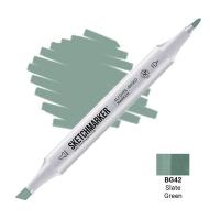 SKETCHMARKER (2 ����:������ � ������,),���� �������:Slate Green (������� ������), �������: SM-BG042