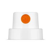 cap Orange Fat 9006 белый с оранжевой вставкой