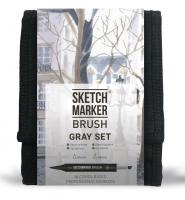   SKETCHMARKER BRUSH Gray Set 12   +  