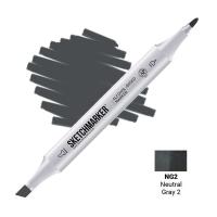 SKETCHMARKER (2 пера: долото и тонкое, 389 оттенков)(Цвет: Neutral Gray 2 (Нейтральный серый 2))