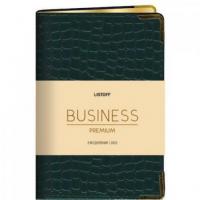 Ежедневник А5. Недатир. 152л. (BUSINESS PREMIUM) Иск.кожа с порол. Мет.угол.,цв.форз.,бум.тонир.70г/