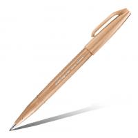 Фломастер-кисть Touch Brush Sign Pen (светло-коричневый цвет)