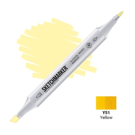 SKETCHMARKER (2 ����:������ � ������,),���� �������: Yellow (������), �������: SM-Y051